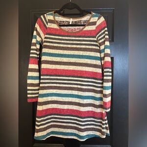 Pinkblush Multicolor Knit Maternity Dress